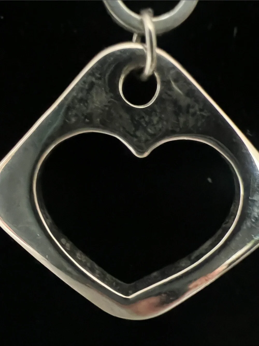 Vintage shiny silver